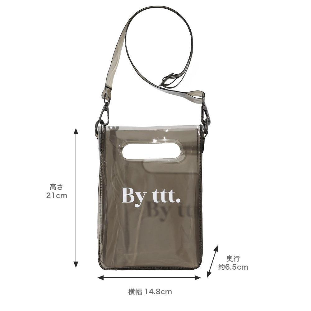 By ttt. CLEAR SHOULDER BAG