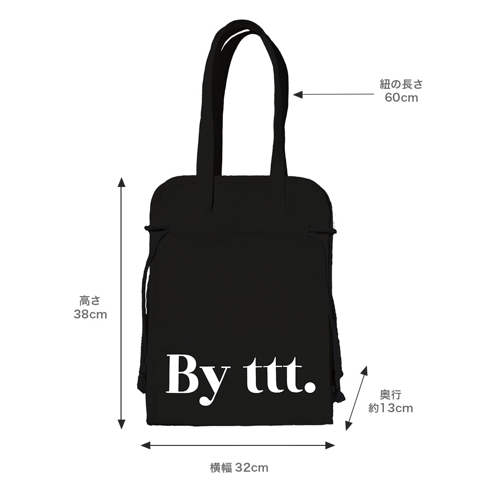 By ttt. PURSE TOTE BAG #BLACK