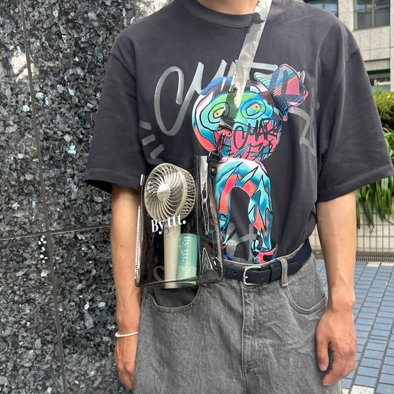 By ttt. CLEAR SHOULDER BAG