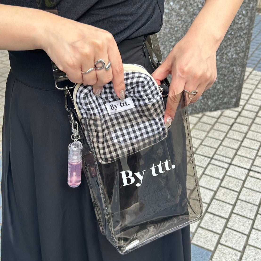 By ttt. CLEAR SHOULDER BAG