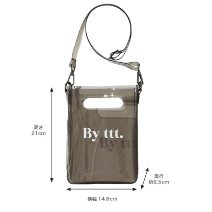 By ttt. CLEAR SHOULDER BAG