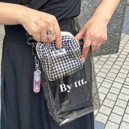 By ttt. CLEAR SHOULDER BAG